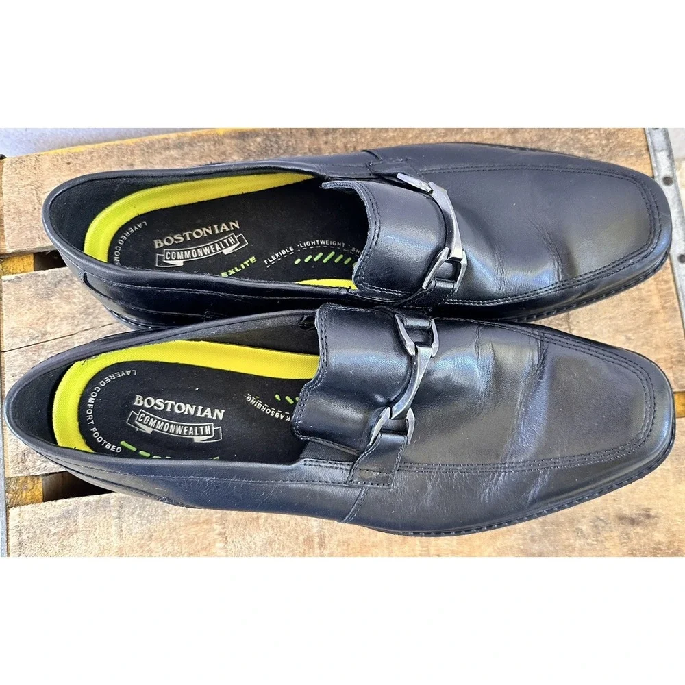 Bostonian Horsebit Black Dress Shoes Leather Business Office Men's 13 M